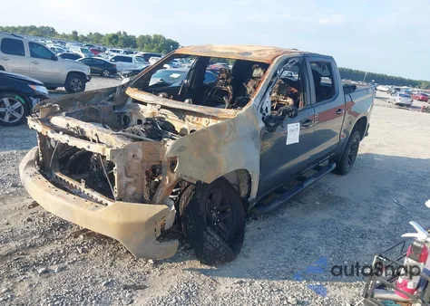 2020 Chevrolet Silverado 1500 4Wd Short Bed Lt Trail Boss из США, поврежденный, VIN 3GCPYFED8LG371011